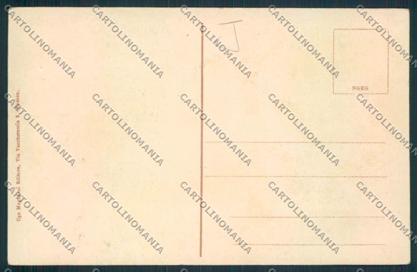 Firenze Città Saluti piccola velocità cartolina MV5801 – retro