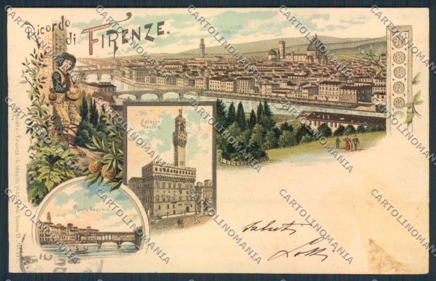 Firenze Città Gruss cartolina MV5802 – fronte