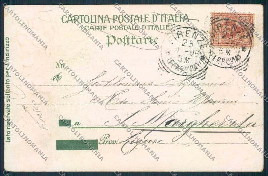 Firenze Città Saluti da cartolina MV5806 – retro