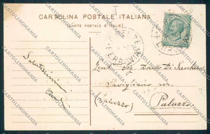 Firenze Città Saluti piccola velocità cartolina MV5807 – retro
