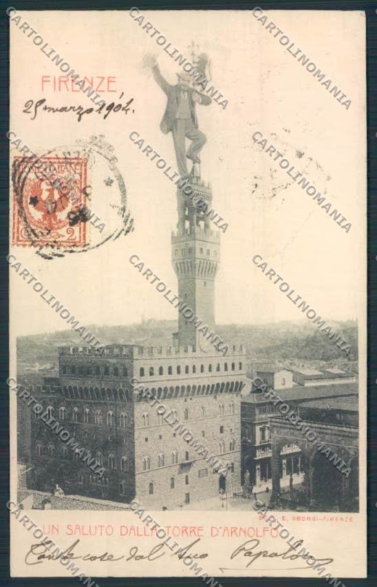 Firenze Città Saluti da cartolina MV5816 – fronte