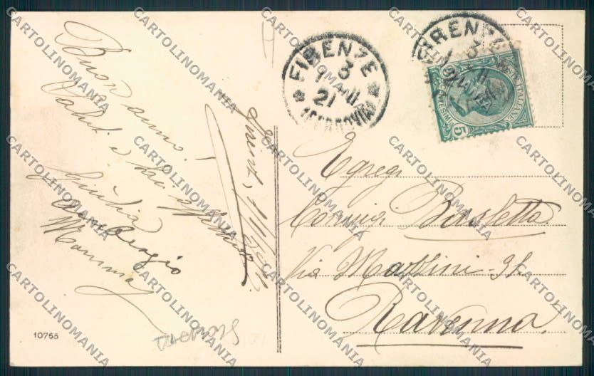 Firenze Città Saluti da SCOLLATA cartolina MV5823 – retro
