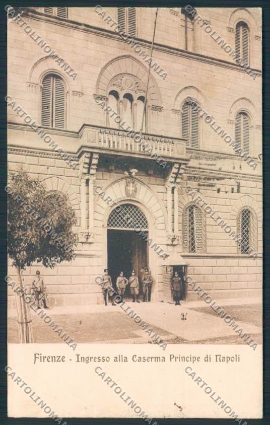 Firenze Città Caserma PIEGHINE cartolina MV5830 – fronte