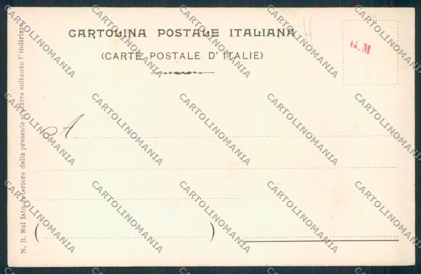 Firenze Città Dragoni Piemonti cartolina MV5831 – retro
