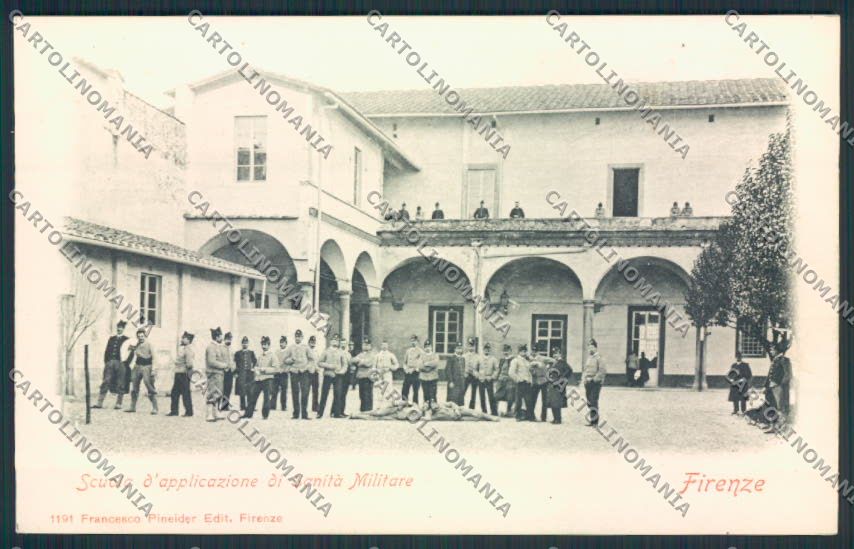 Firenze Città Sanità Militare cartolina MV5837 – fronte