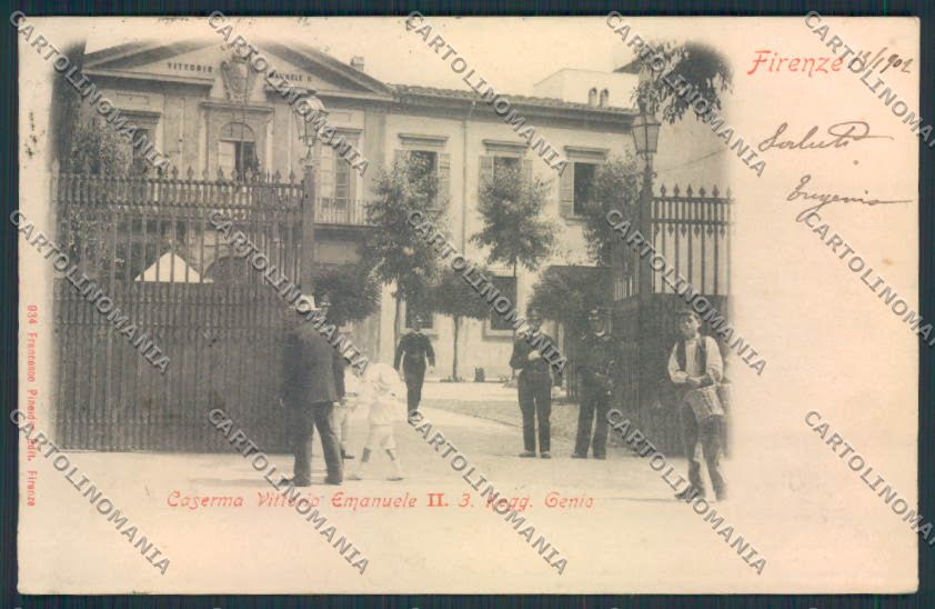 Firenze Città Genio Militare cartolina MV5841 – fronte