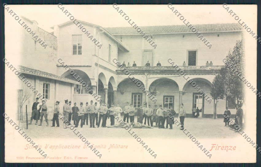 Firenze Città Sanità Militare cartolina MV5842 – fronte