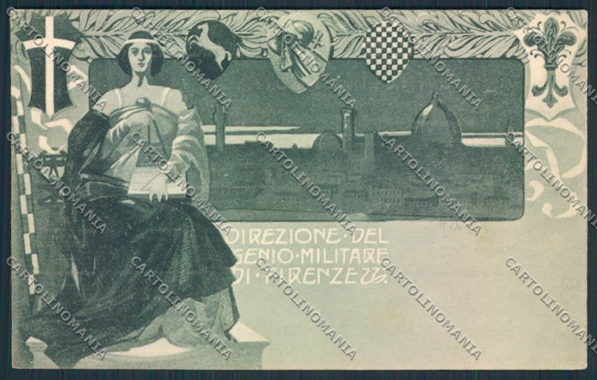 Firenze Città Genio Militare cartolina MV5846 – fronte