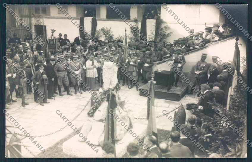 Firenze Fanteria Inaugurazione Foto cartolina MV5852 – fronte