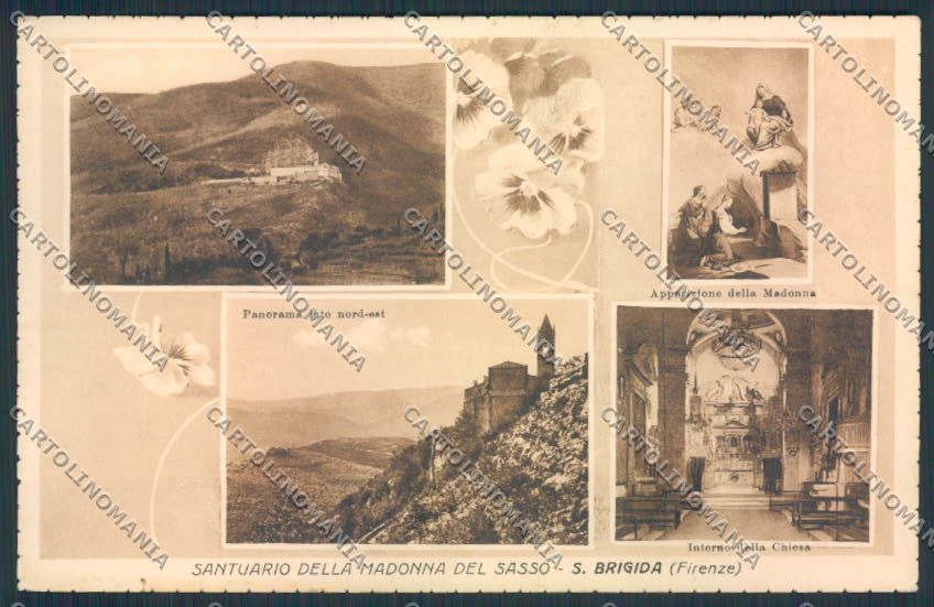 Firenze Santa Brigida cartolina MV5872 – fronte