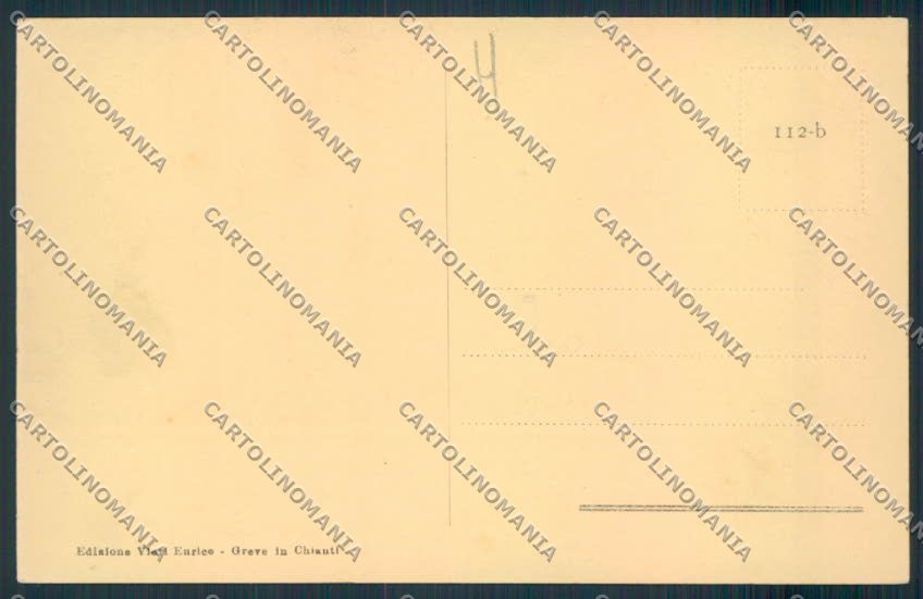 Firenze Greve in Chianti cartolina MV5878 – retro