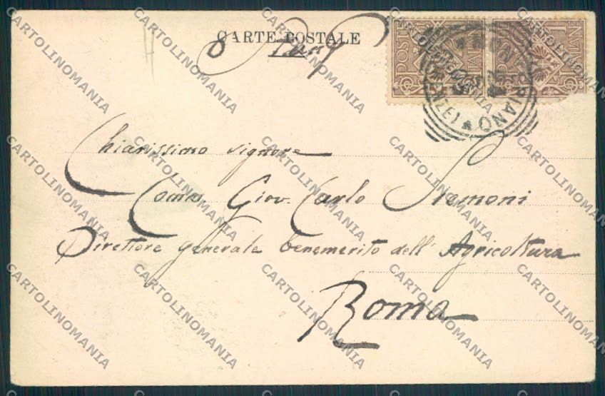 Firenze Montepiano cartolina MV5883 – retro