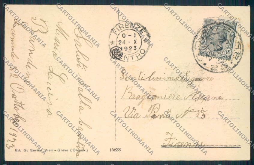 Firenze Lamole cartolina MV5916 – retro