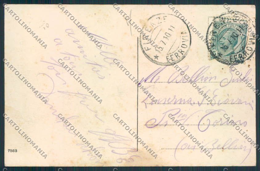Firenze Greve in Chianti cartolina MV5919 – retro