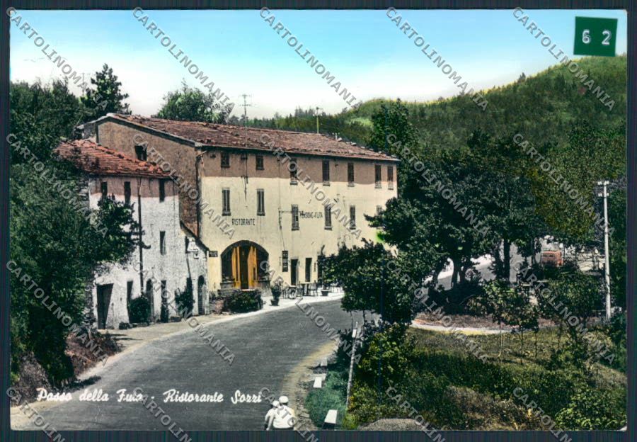 Firenze Passo Futa ADESIVO Foto FG cartolina MV5929 – fronte