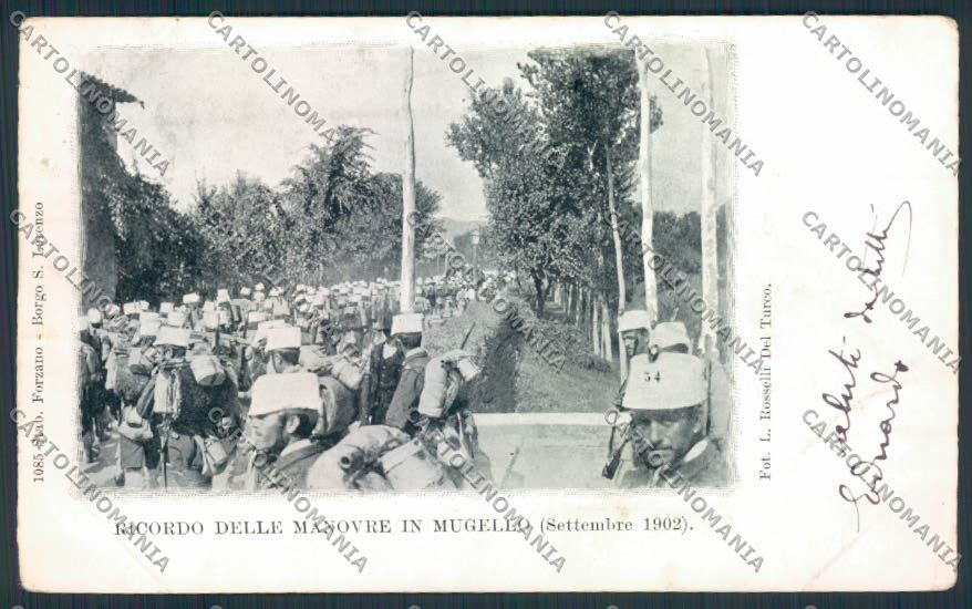 Firenze Borgo San Lorenzo Fanteria cartolina MV5962 – fronte