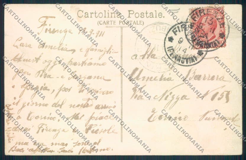 Firenze Fiesole cartolina MV5973 – retro