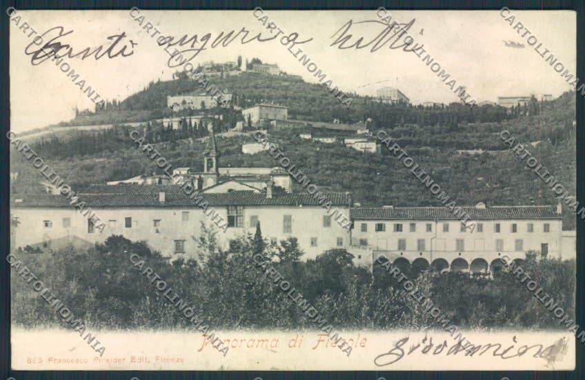 Firenze Fiesole cartolina MV5977 – fronte