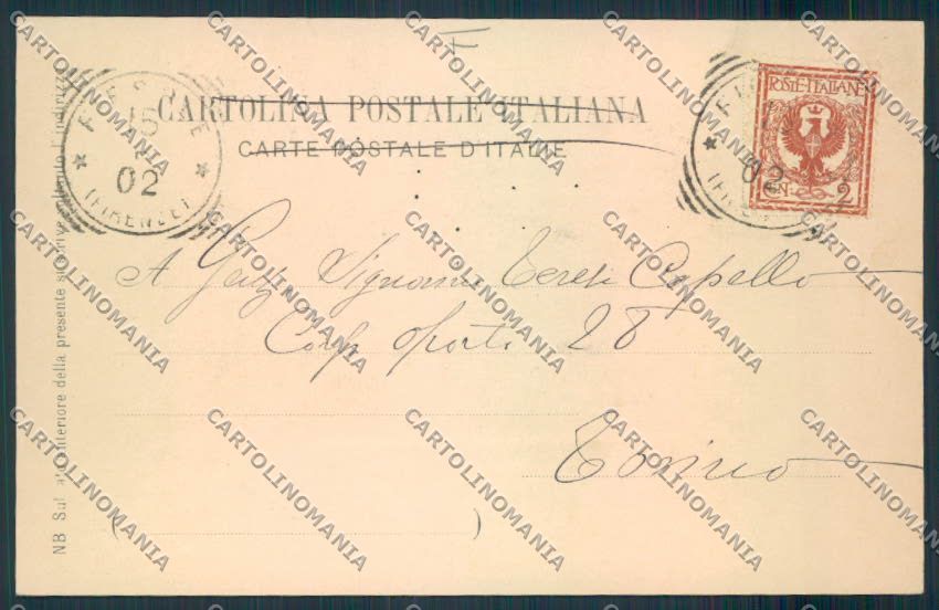 Firenze Fiesole cartolina MV5980 – retro