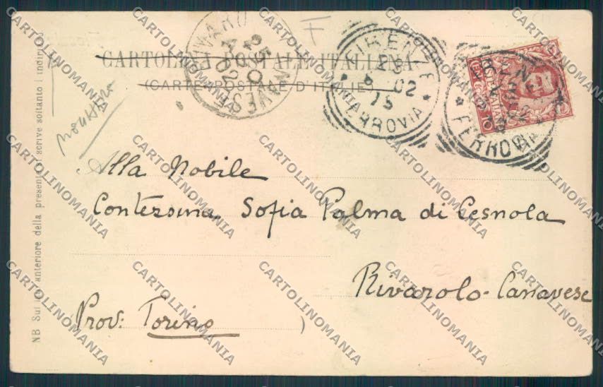 Firenze Fiesole PIEGHINE cartolina MV5981 – retro