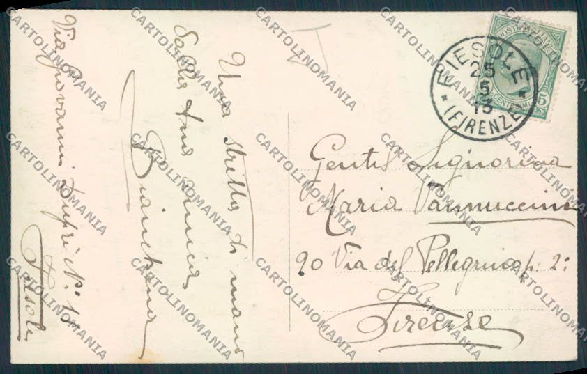 Firenze Fiesole Le Baccanti Foto cartolina MV6001 – retro