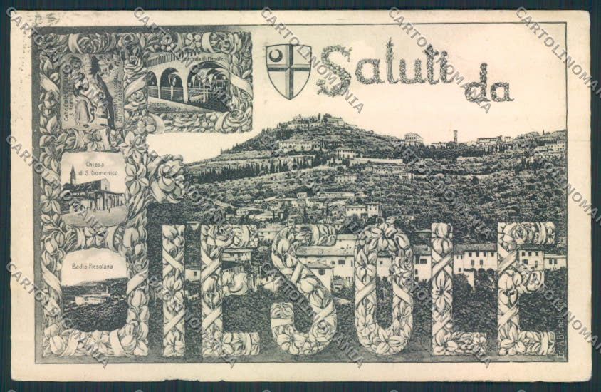 Firenze Fiesole ABRASA cartolina MV6003 – fronte