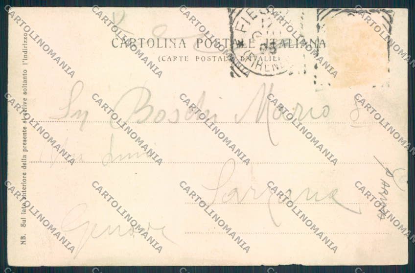 Firenze Fiesole ABRASA cartolina MV6003 – retro