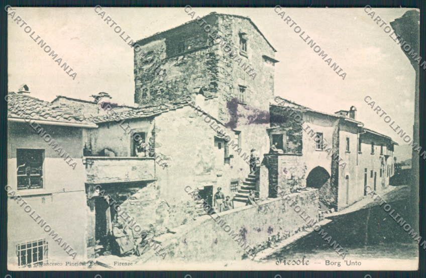 Firenze Fiesole SCOLLATA MACCHIA cartolina MV6006 – fronte