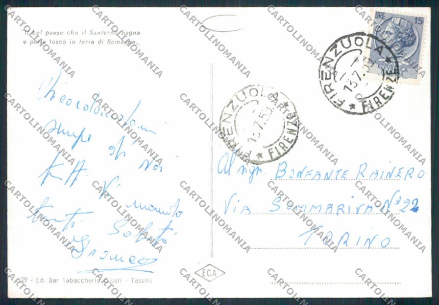 Firenze Firenzuola Foto FG cartolina MV6020 – retro