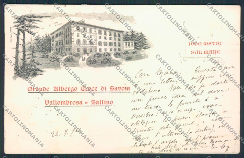 Firenze Reggello Saltino cartolina MV6037 – fronte
