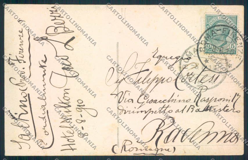 Firenze Reggello Saltino cartolina MV6042 – retro