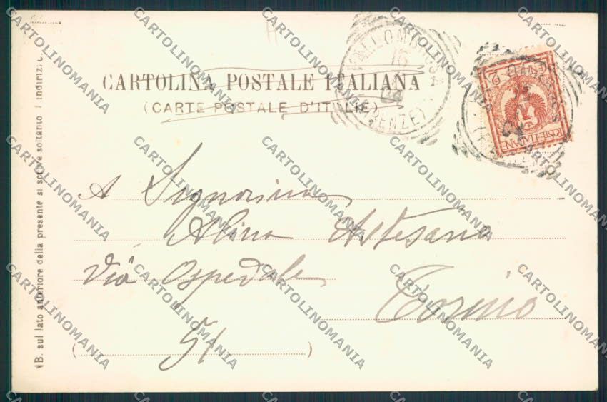 Firenze Reggello cartolina MV6043 – retro