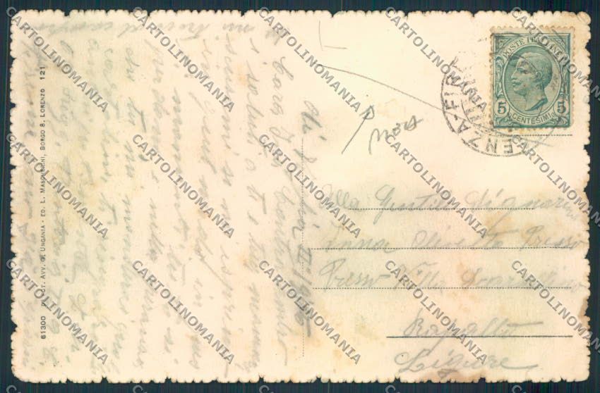 Firenze Vaglia PIEGA cartolina MV6079 – retro