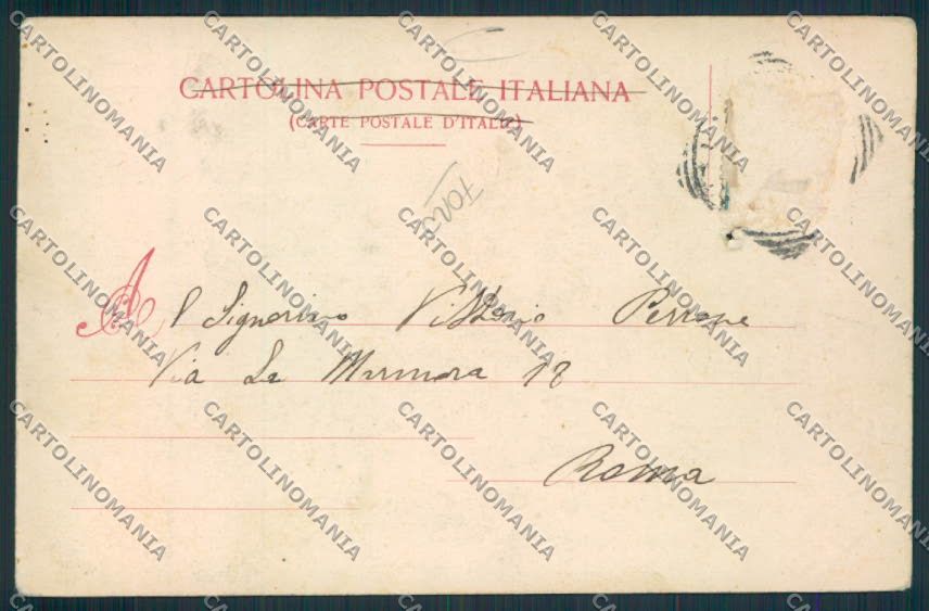 Palermo Città FORO cartolina MV6081 – retro