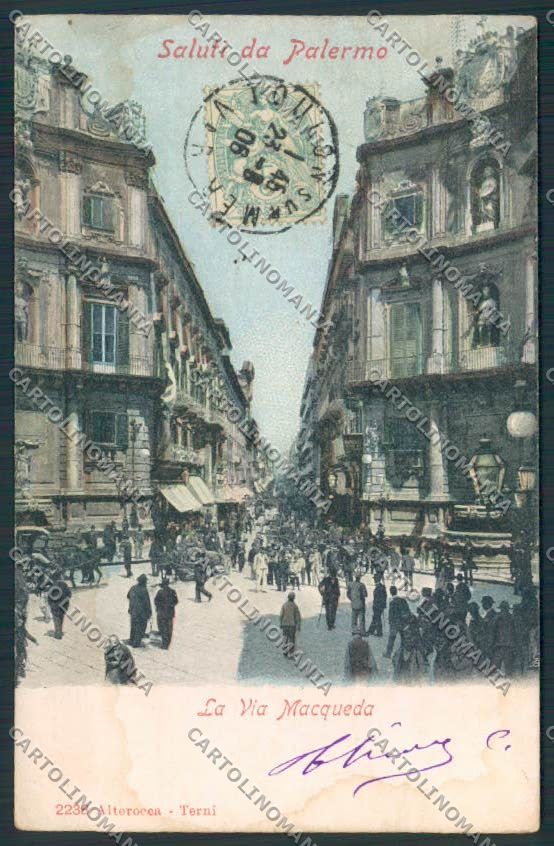 Palermo Città MACCHIA cartolina MV6094 – fronte