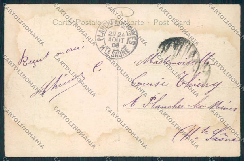 Palermo Città MACCHIA cartolina MV6094 – retro