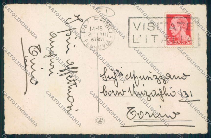 Palermo Città cartolina MV6105 – retro