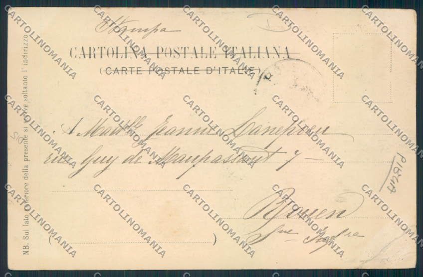 Palermo Città PIEGA cartolina MV6109 – retro
