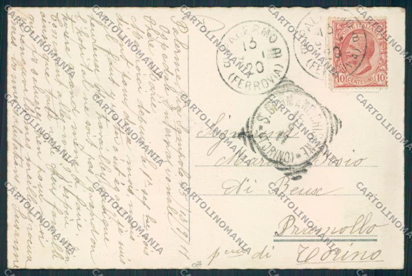 Palermo Città cartolina MV6112 – retro