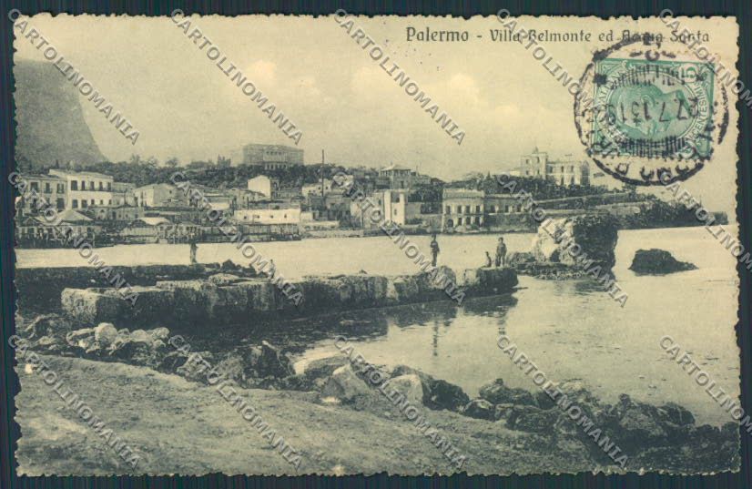 Palermo Città PIEGHINA cartolina MV6117 – fronte