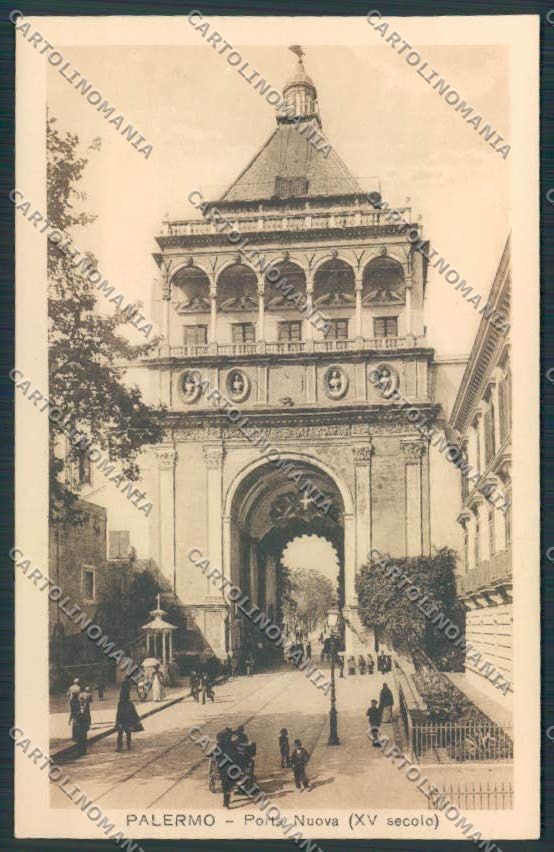 Palermo Città Porta Nuova cartolina MV6122 – fronte