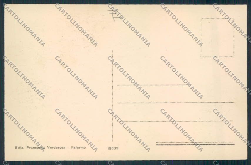 Palermo Città Porta Nuova cartolina MV6122 – retro