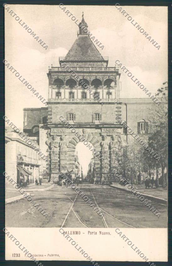 Palermo Città Porta Nuova cartolina MV6124 – fronte