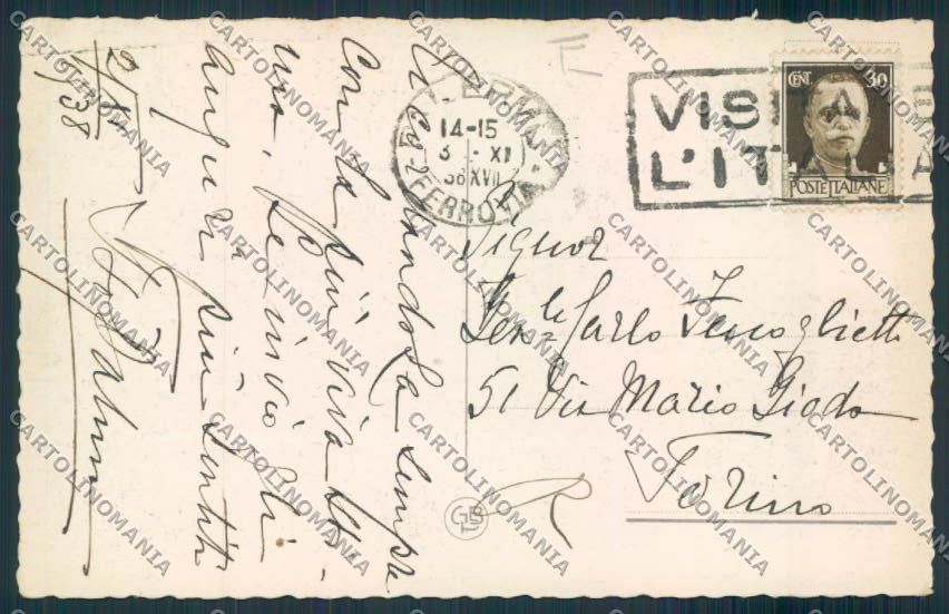 Palermo Città cartolina MV6137 – retro