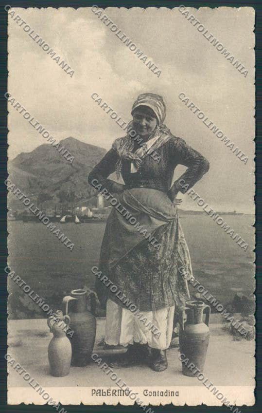 Palermo Città Costumi cartolina MV6153 – fronte