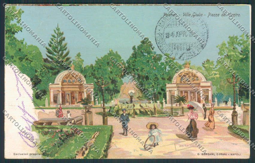 Palermo Città Paoletti STRAPPO cartolina MV6209 – fronte