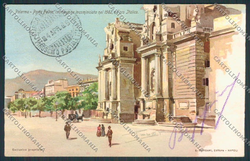 Palermo Città Paoletti cartolina MV6211 – fronte