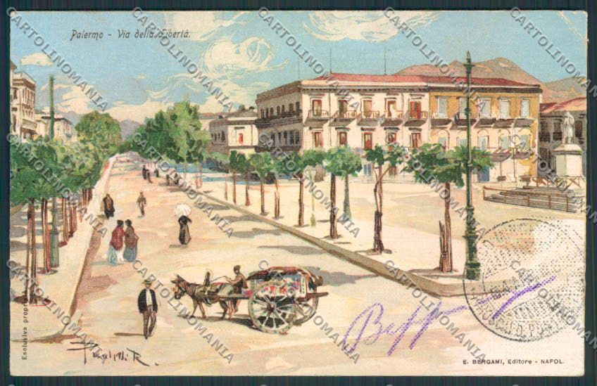 Palermo Città Paoletti cartolina MV6214 – fronte