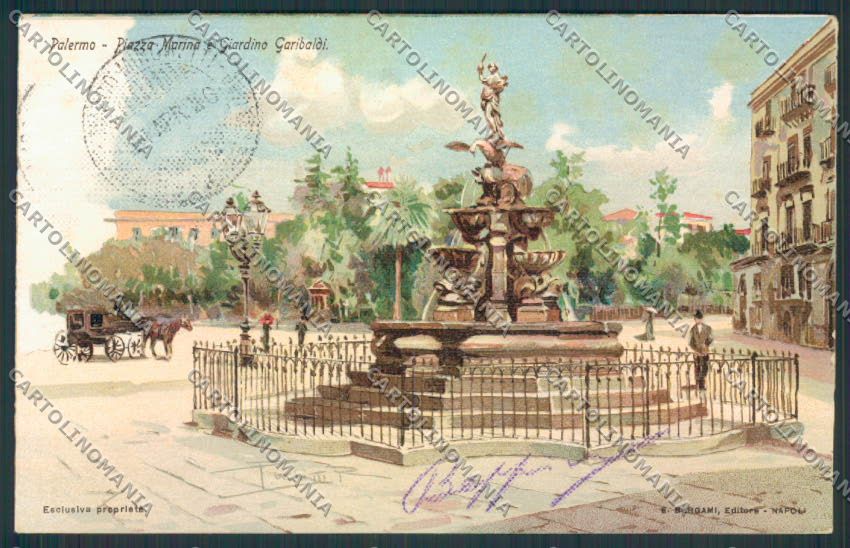 Palermo Città Paoletti cartolina MV6215 – fronte