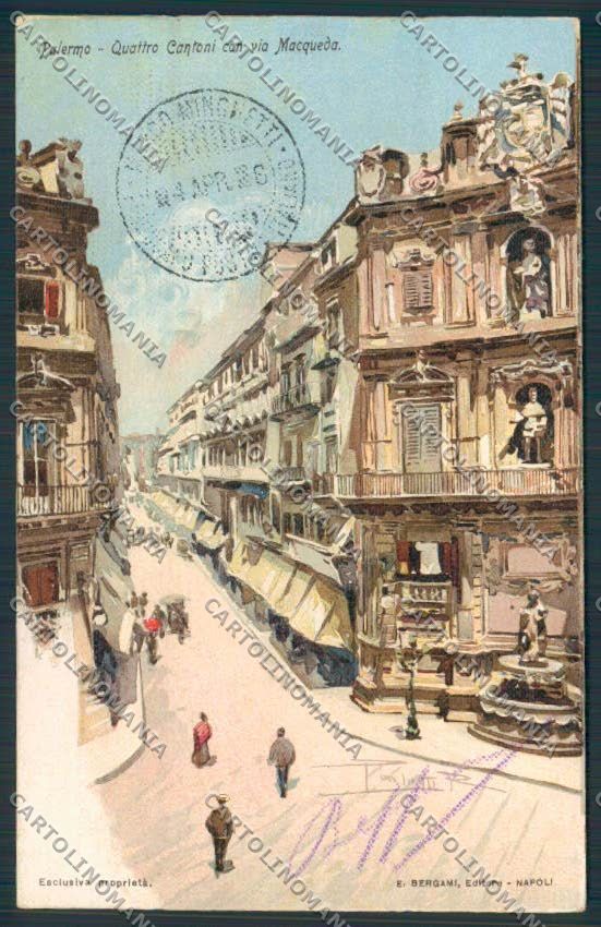 Palermo Città Paoletti cartolina MV6219 – fronte